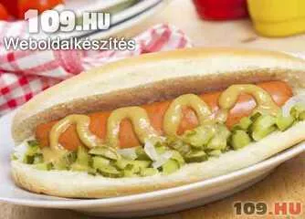 Hot dog sonkás